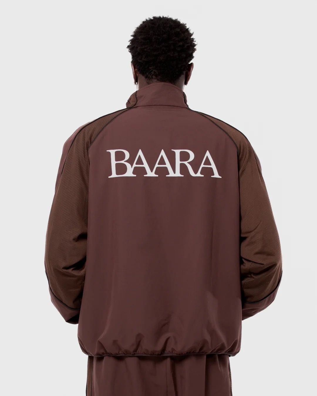 BROWN TRACKSUIT JACKET