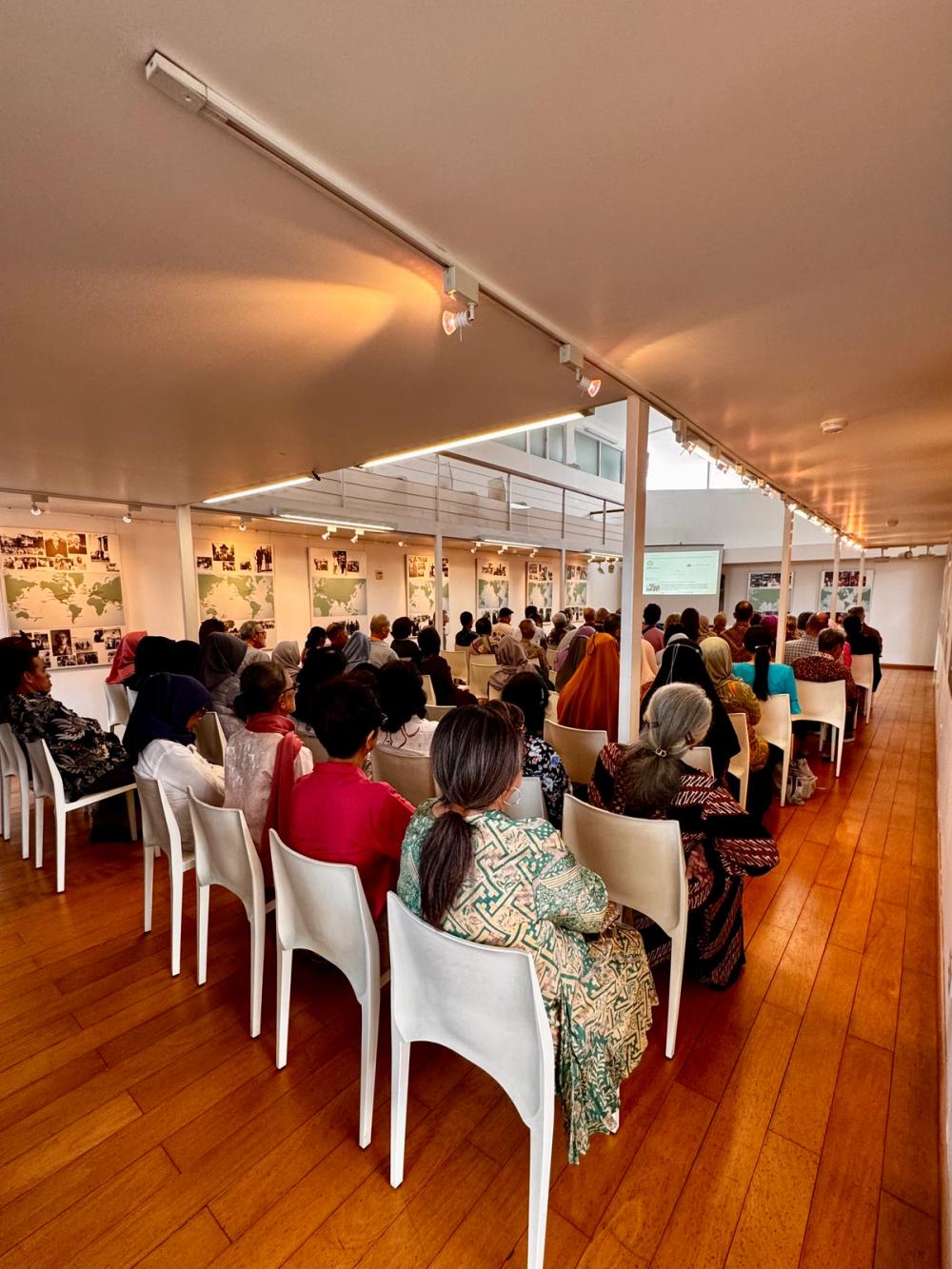A full house seated in the Melati Hall during a congress
