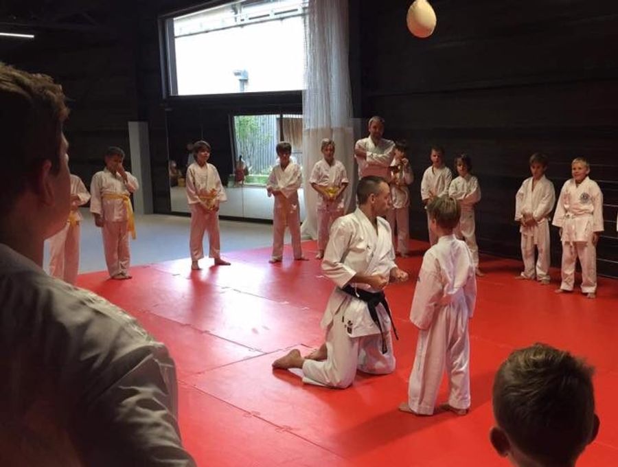 Jeugdtraining bij Samoerai Karate Bornem