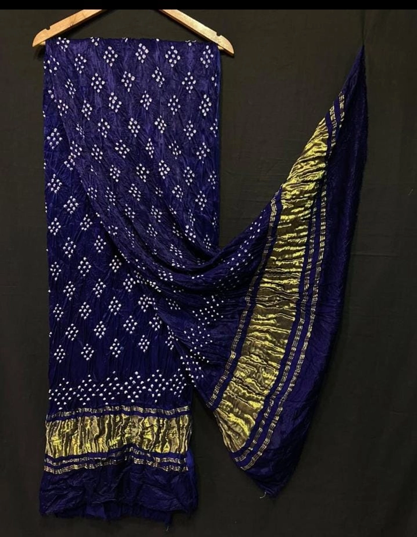 Modal Silk Tissue Pallu Bandhani Dupatta