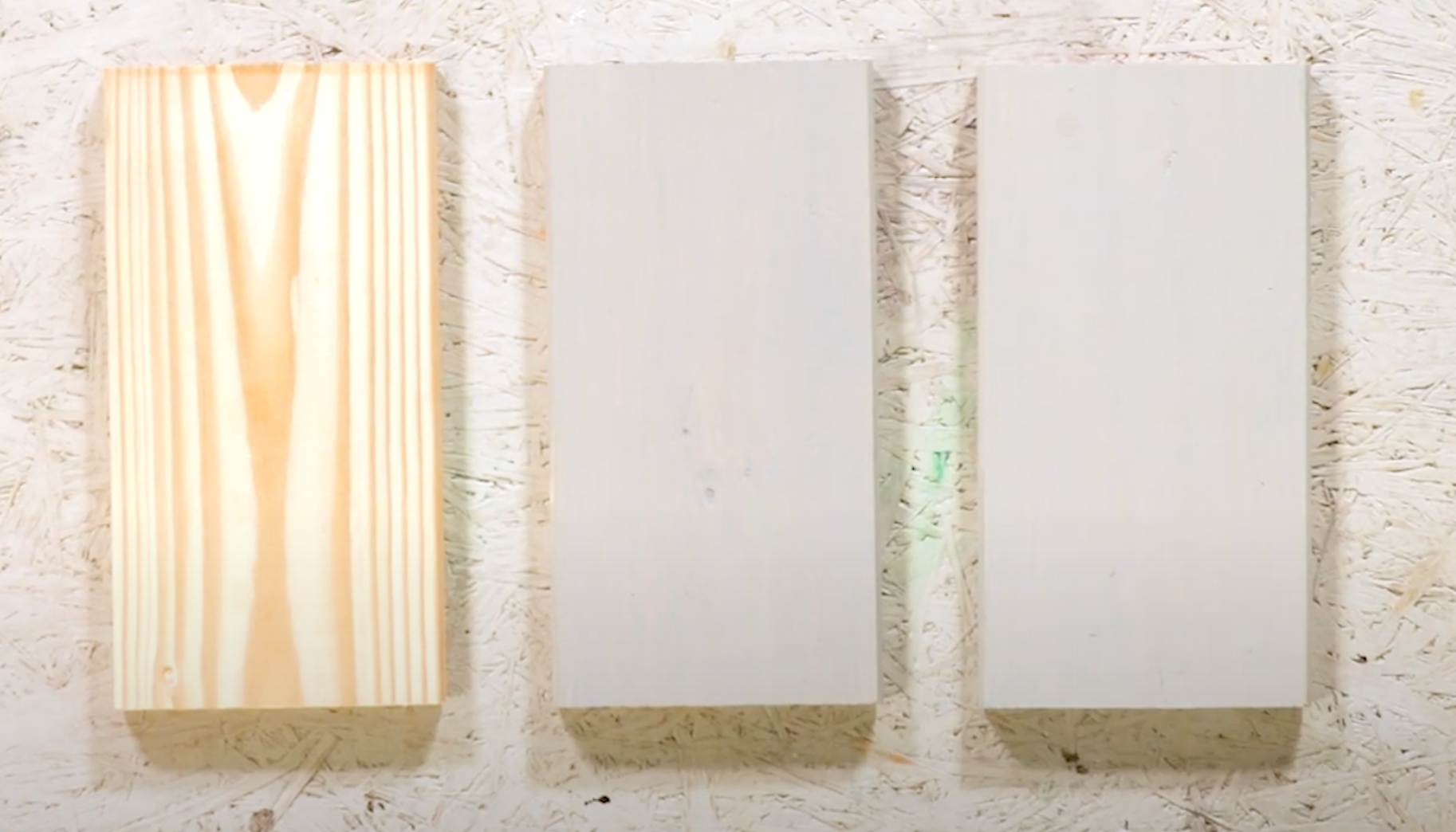 Osmo landhuisverf kleurvoorbeelden op Douglas hout