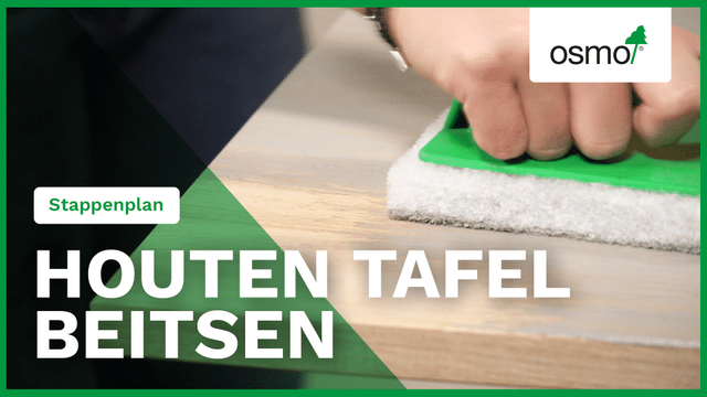Stain a table