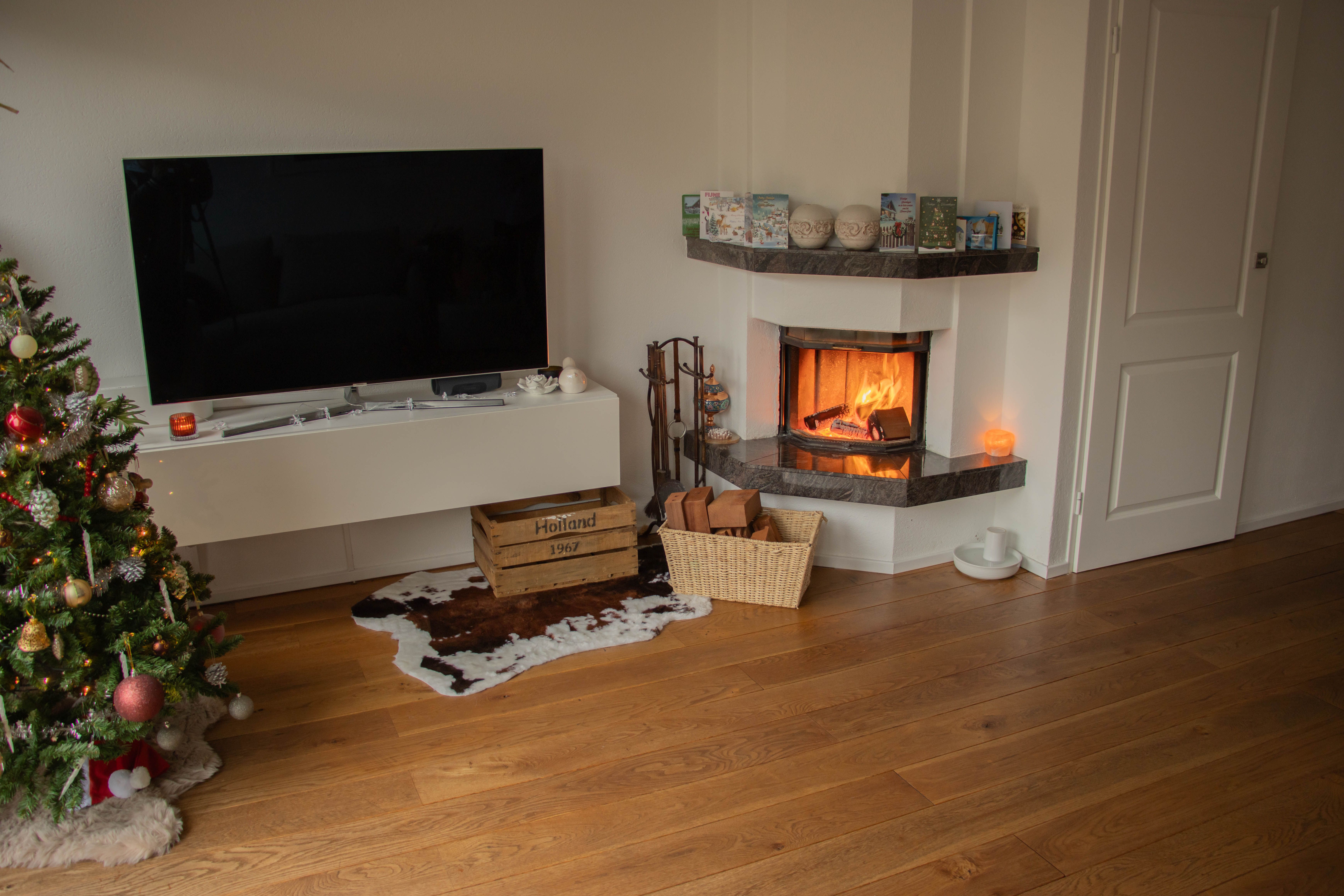 Een houten vloer die aan het drogen is