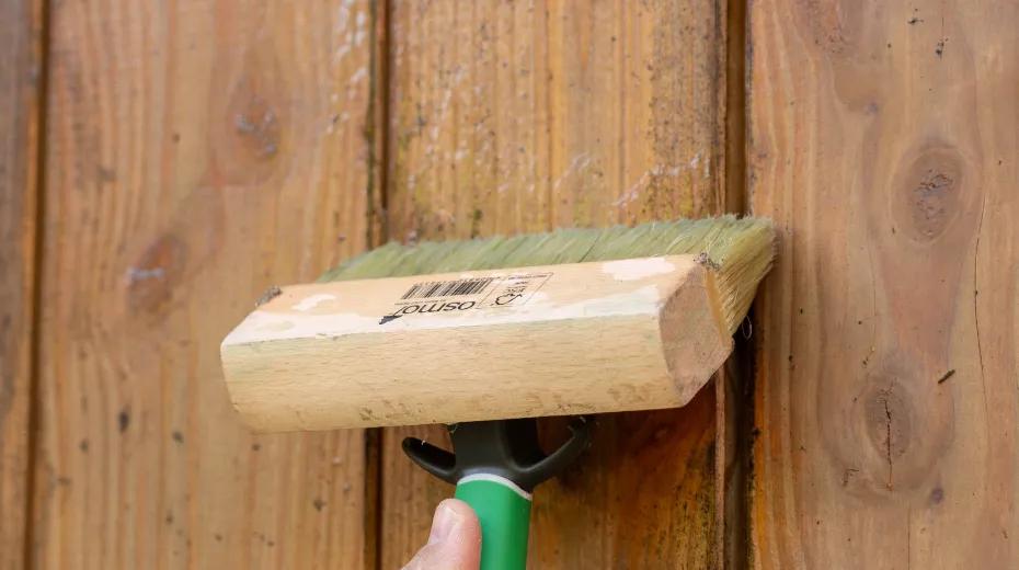 power gel aanbrengen met blokkwast