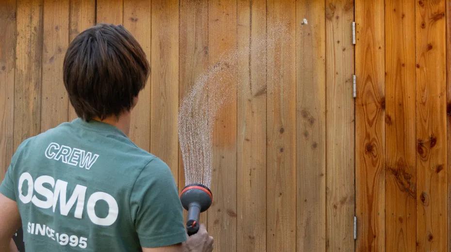spoel de power-gel goed af