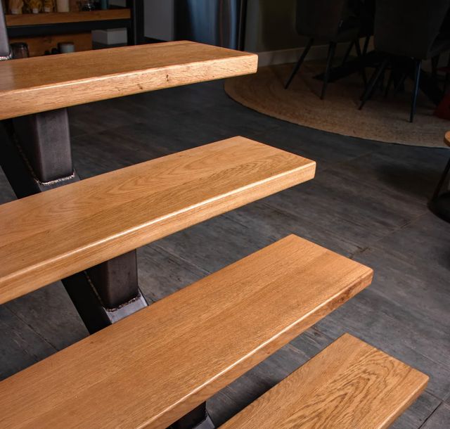 Eiken trap afgewerkt met Hardwax-Olie Anti-Slip