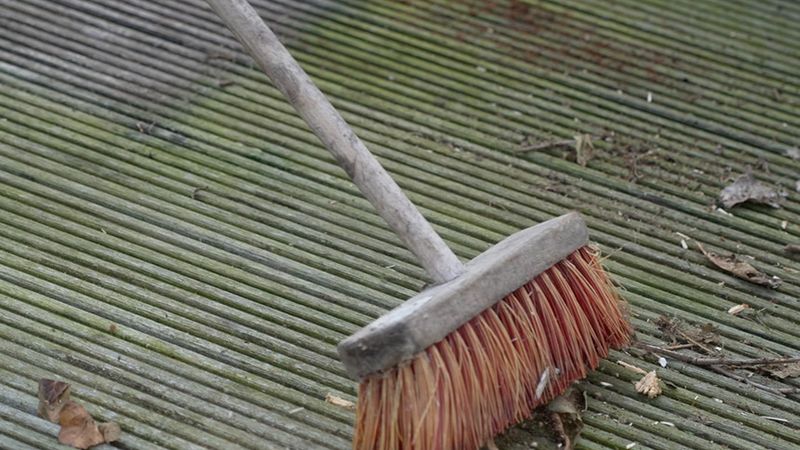 sweep away green deposits