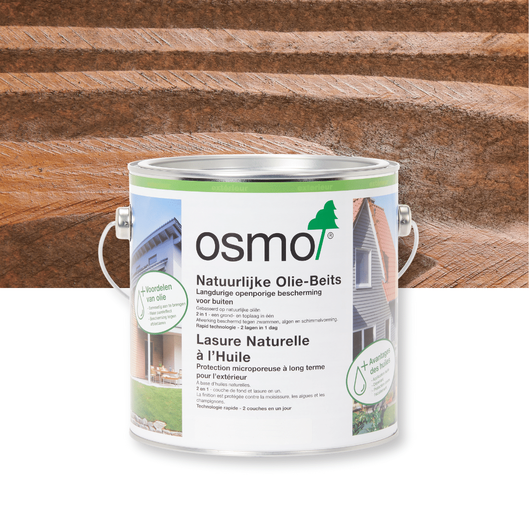 Osmo natuurlijke olie-beits in de kleur walnoot