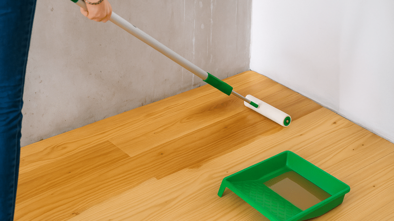 2e laag wordt aangebracht