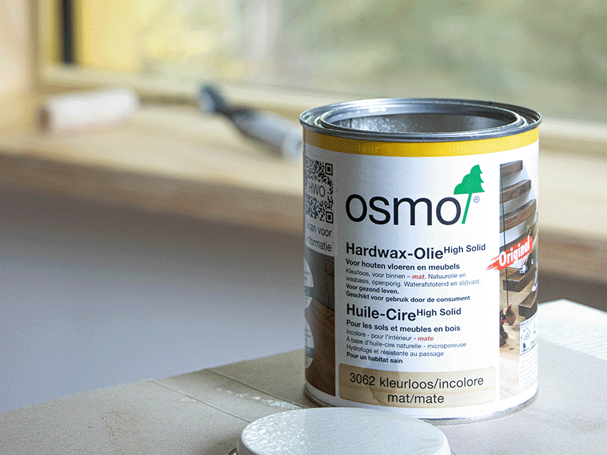 An open pot of paint