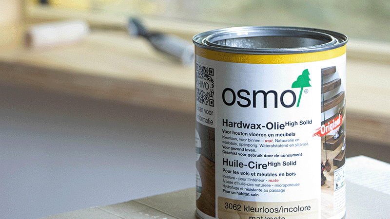 An open pot of paint