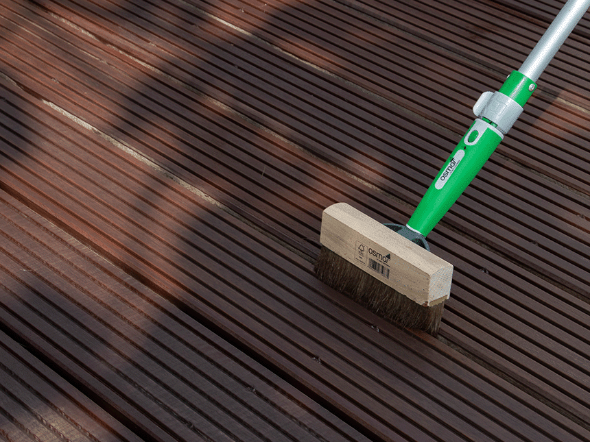 Corrigeer de fouten van het aanbrengen van de douglas olie