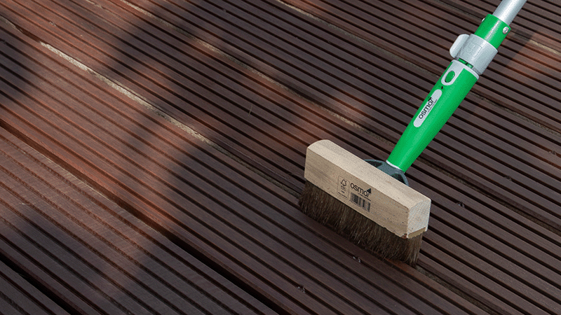 Corrigeer de fouten van het aanbrengen van de douglas olie