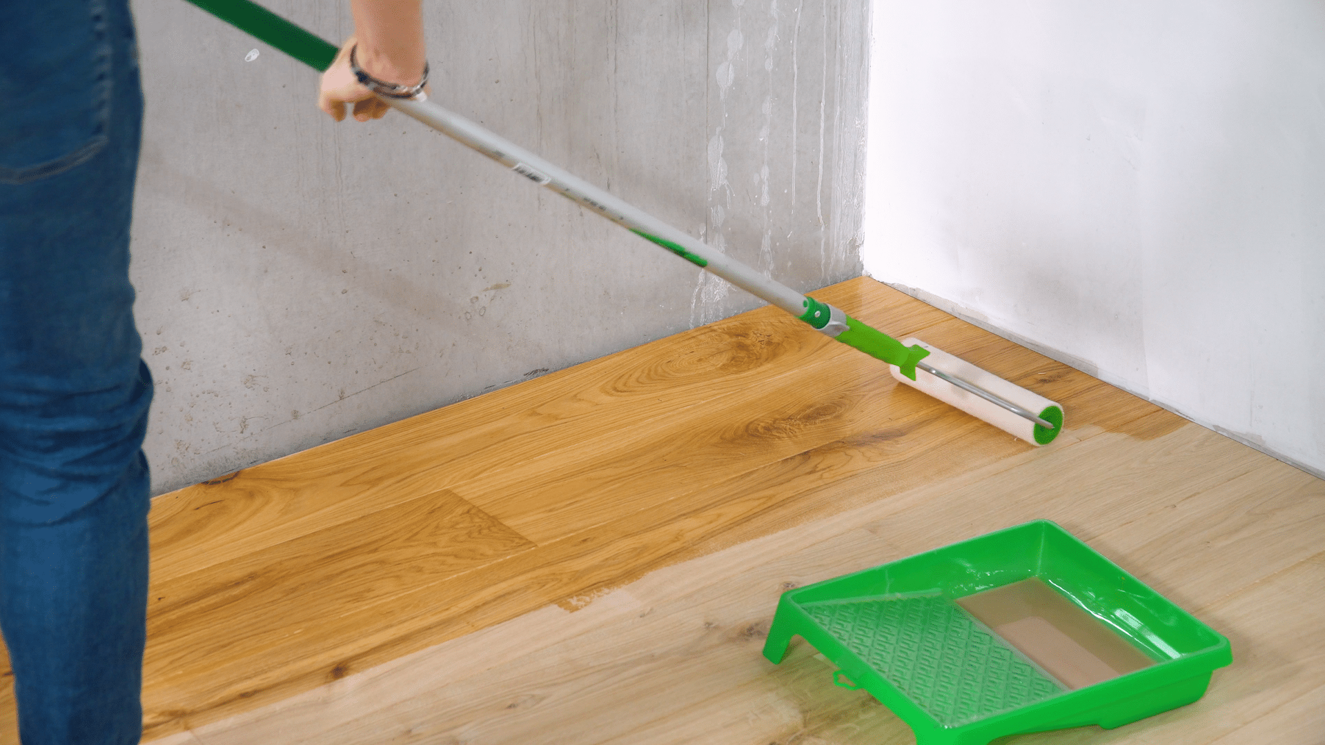 Oak wood treated with Osmo