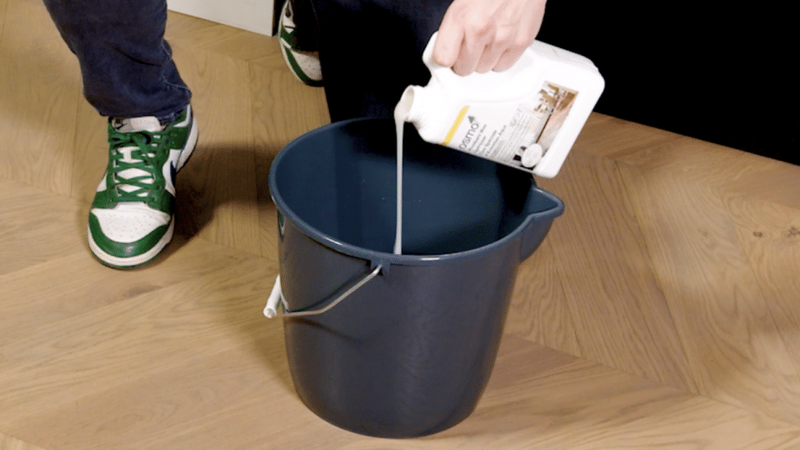 preparation for treating floor