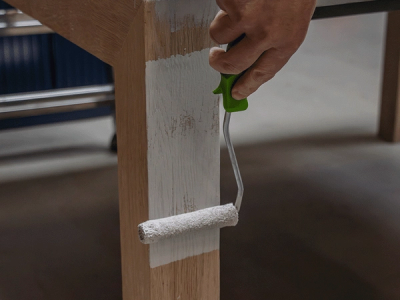 eiken tafelpoot behandelt