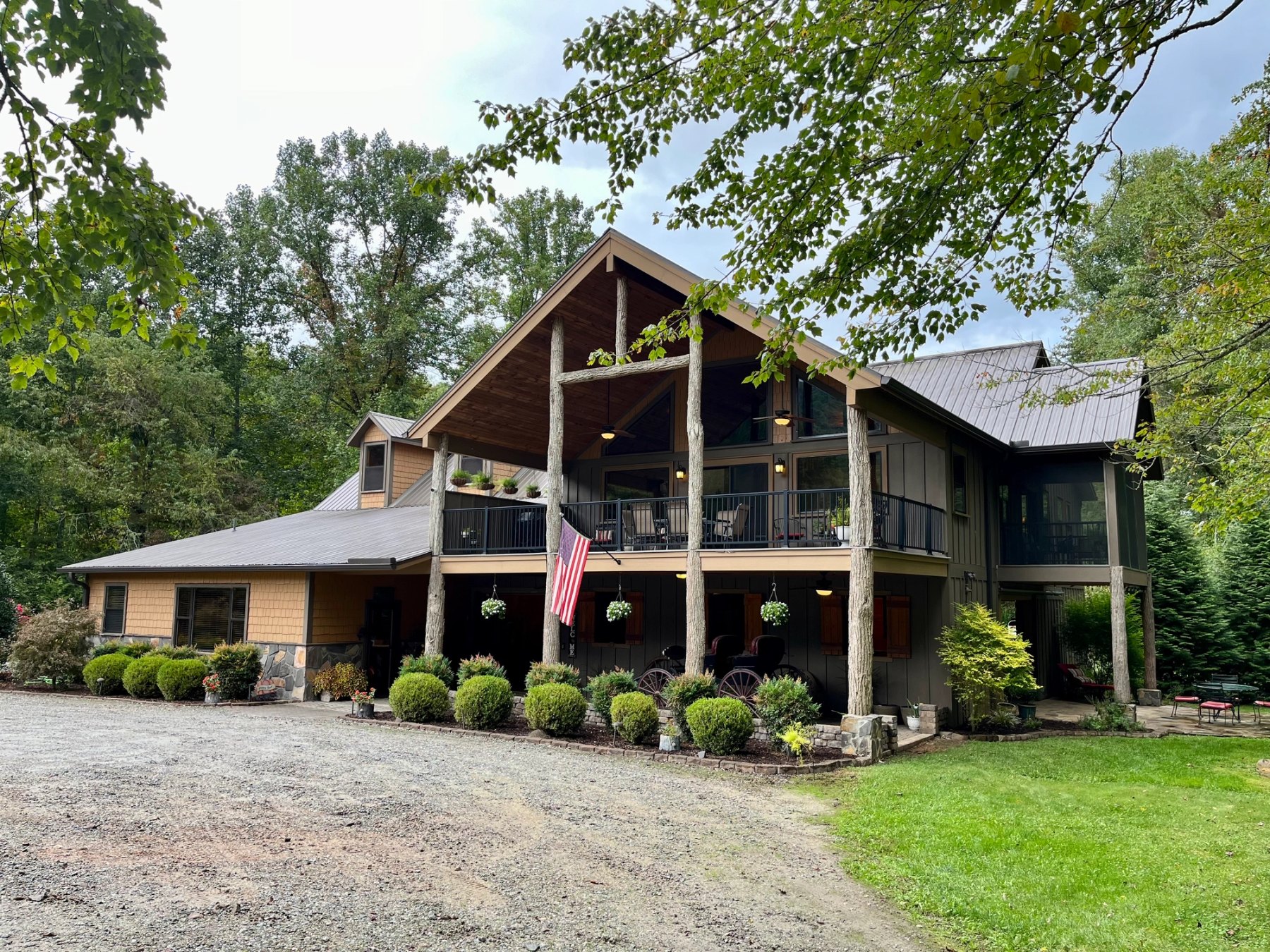 Barn with living quarters above