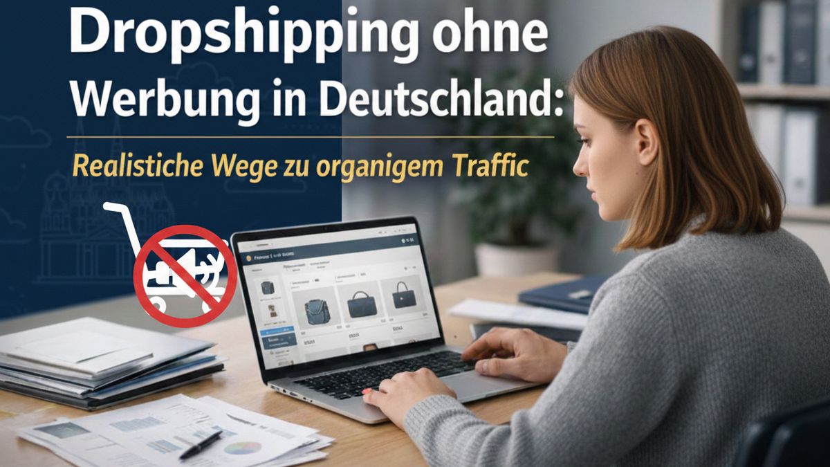 Dropshipping ohne Werbung in Deutschland: Organischer Traffic realistisch erklärt