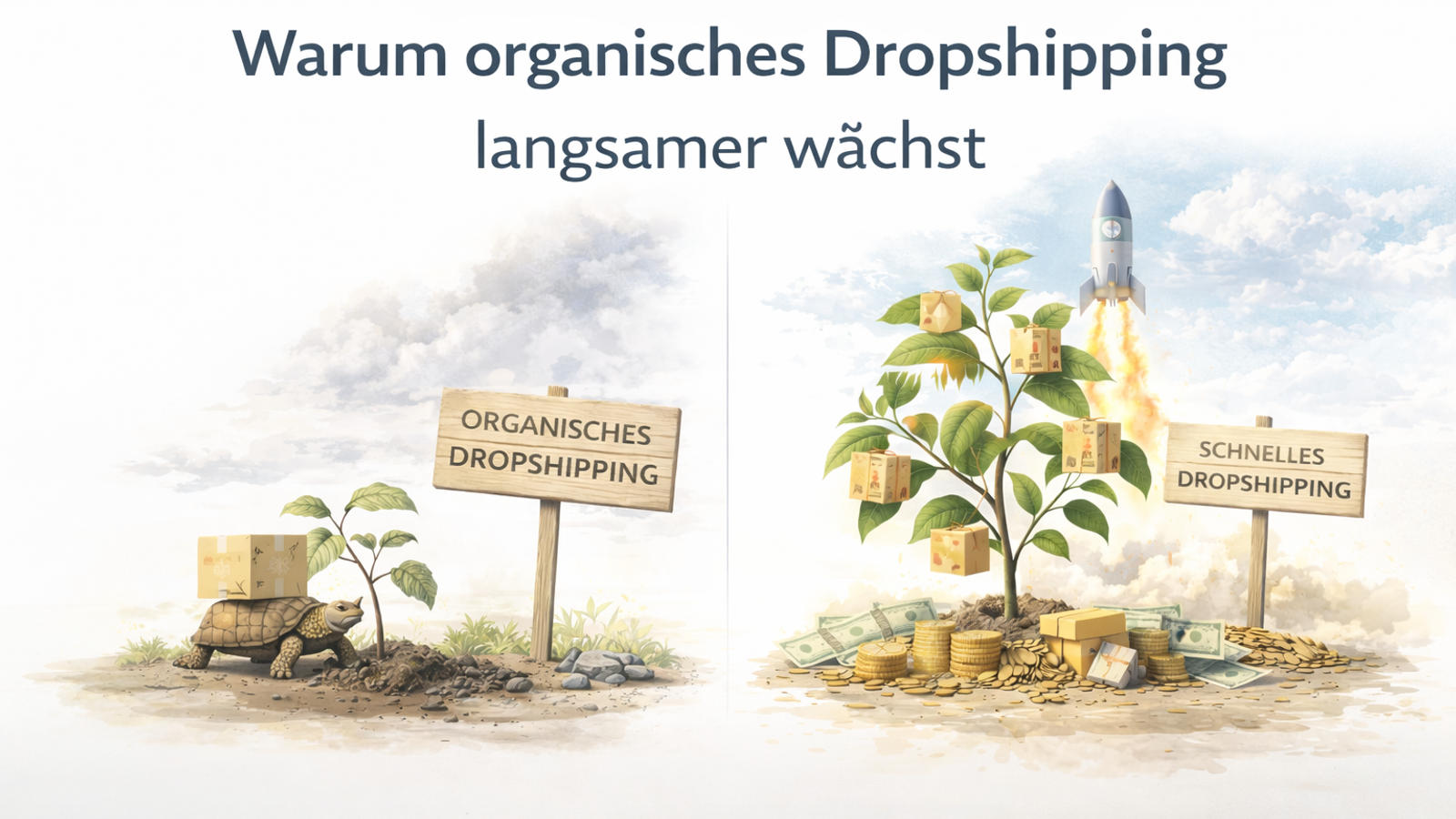 Warum organisches Dropshipping langsamer wächst – realistische Einordnung