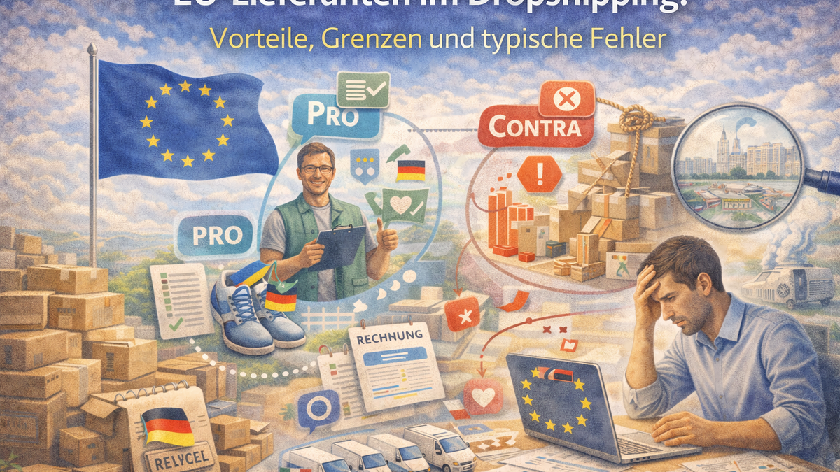EU-Lieferanten im Dropshipping: Vorteile, Grenzen und typische Fehler