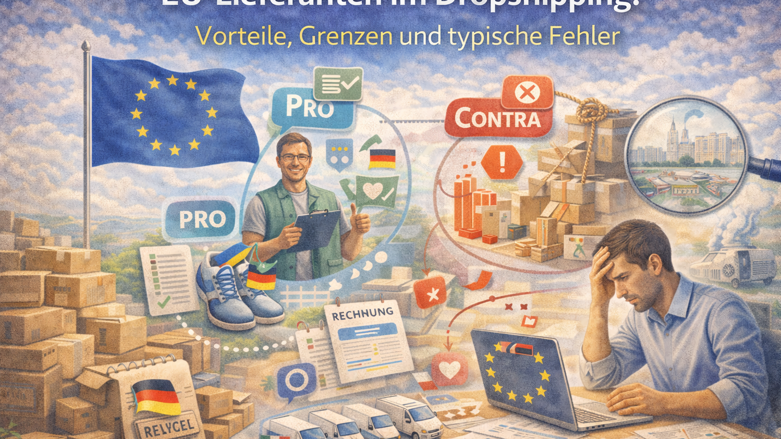 EU-Lieferanten im Dropshipping: Vorteile, Grenzen und typische Fehler