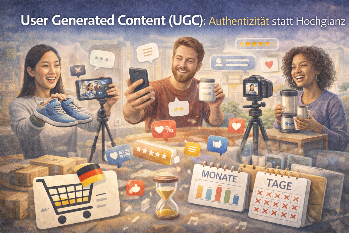 User Generated Content im Dropshipping: authentische Inhalte statt Hochglanzwerbung.