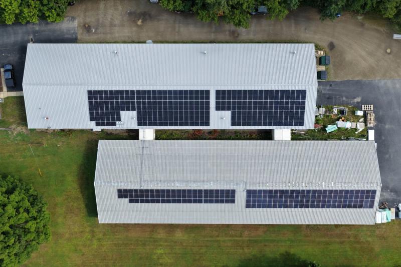 with solar and new roof