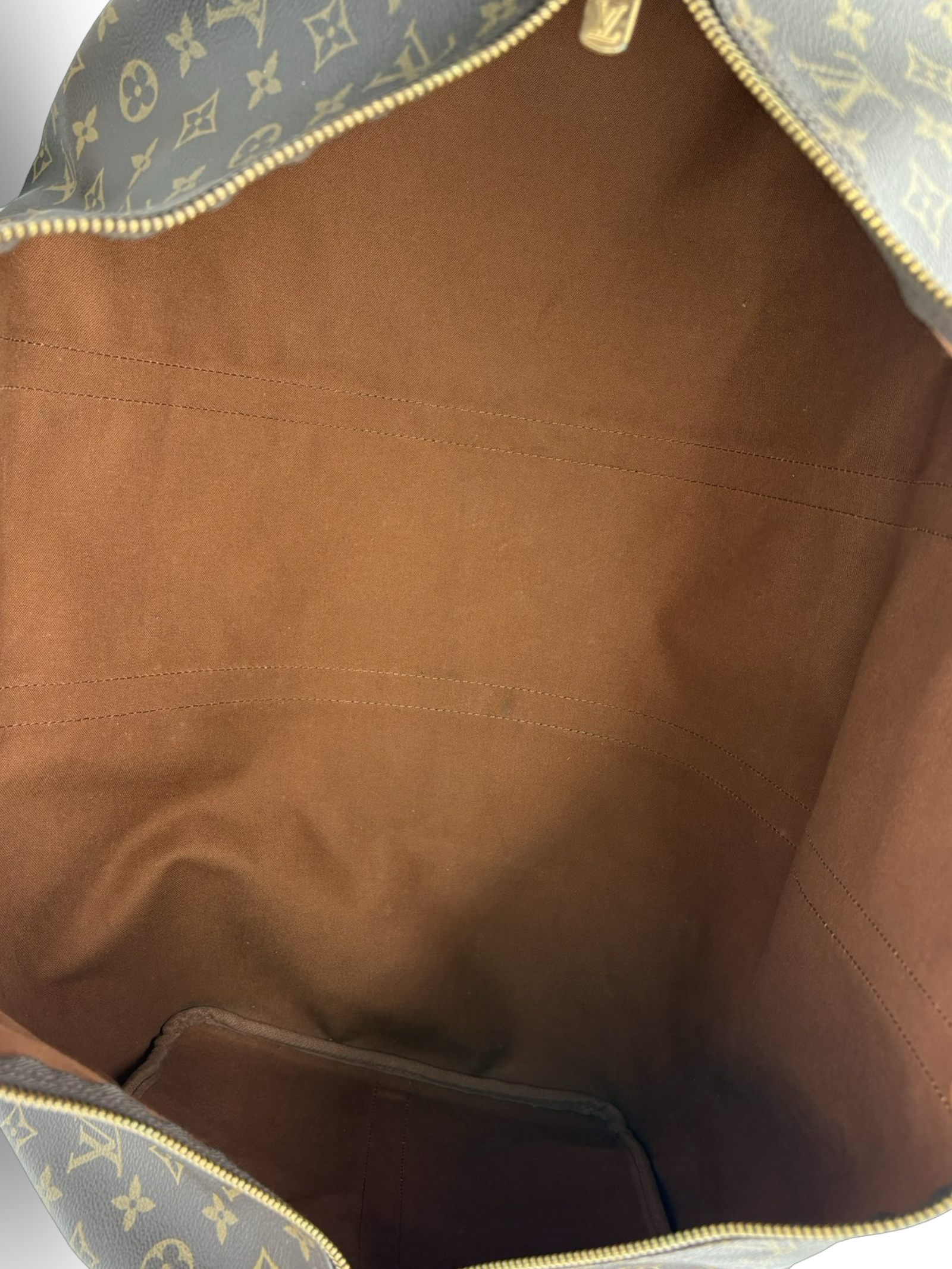 Louis Vuitton Keepall 60 Bandouliere Brown Monogram Canvas Travel Duffel Bag — image 14