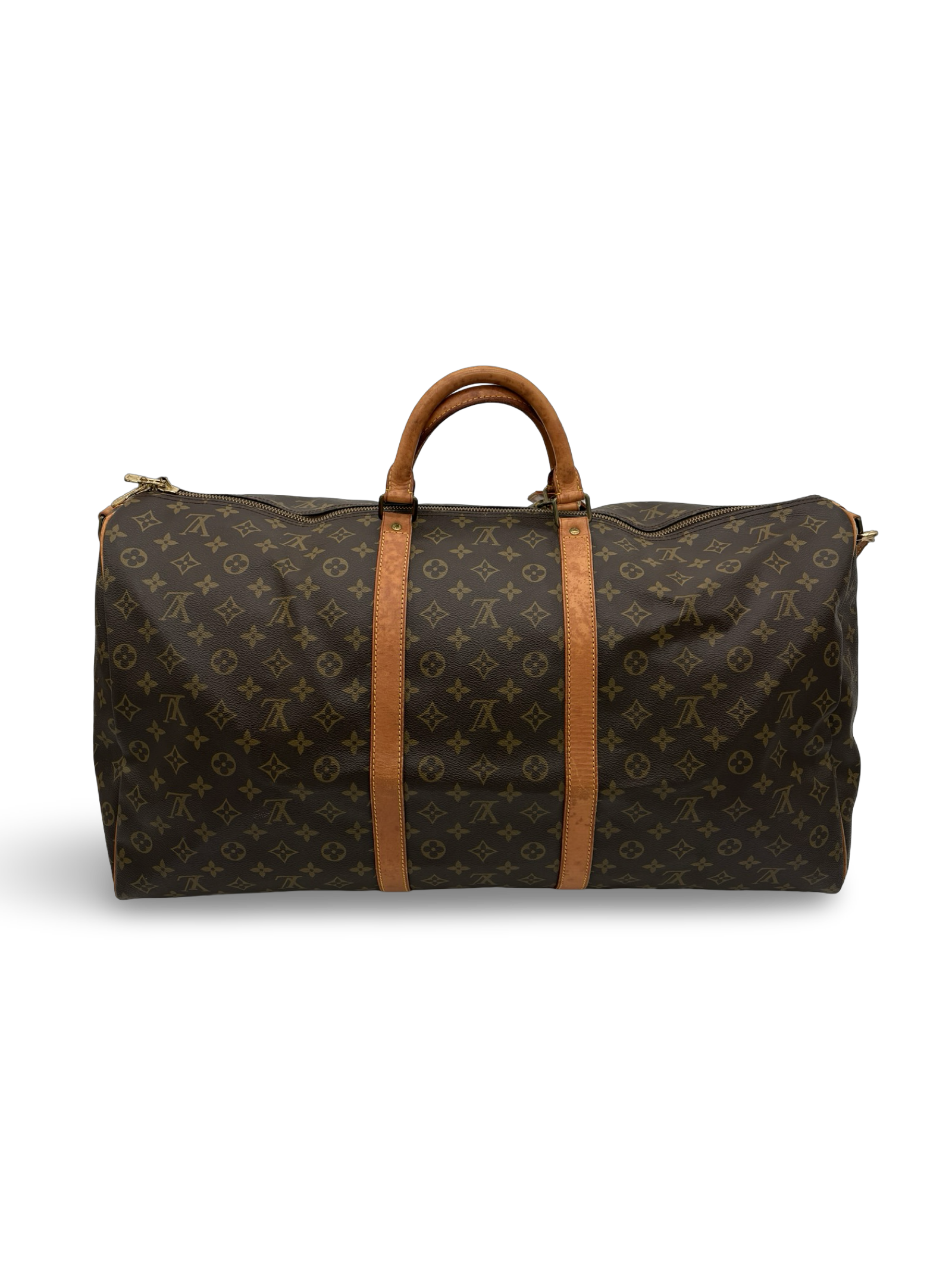 Louis Vuitton Keepall 60 Bandouliere Brown Monogram Canvas Travel Duffel Bag — image 2