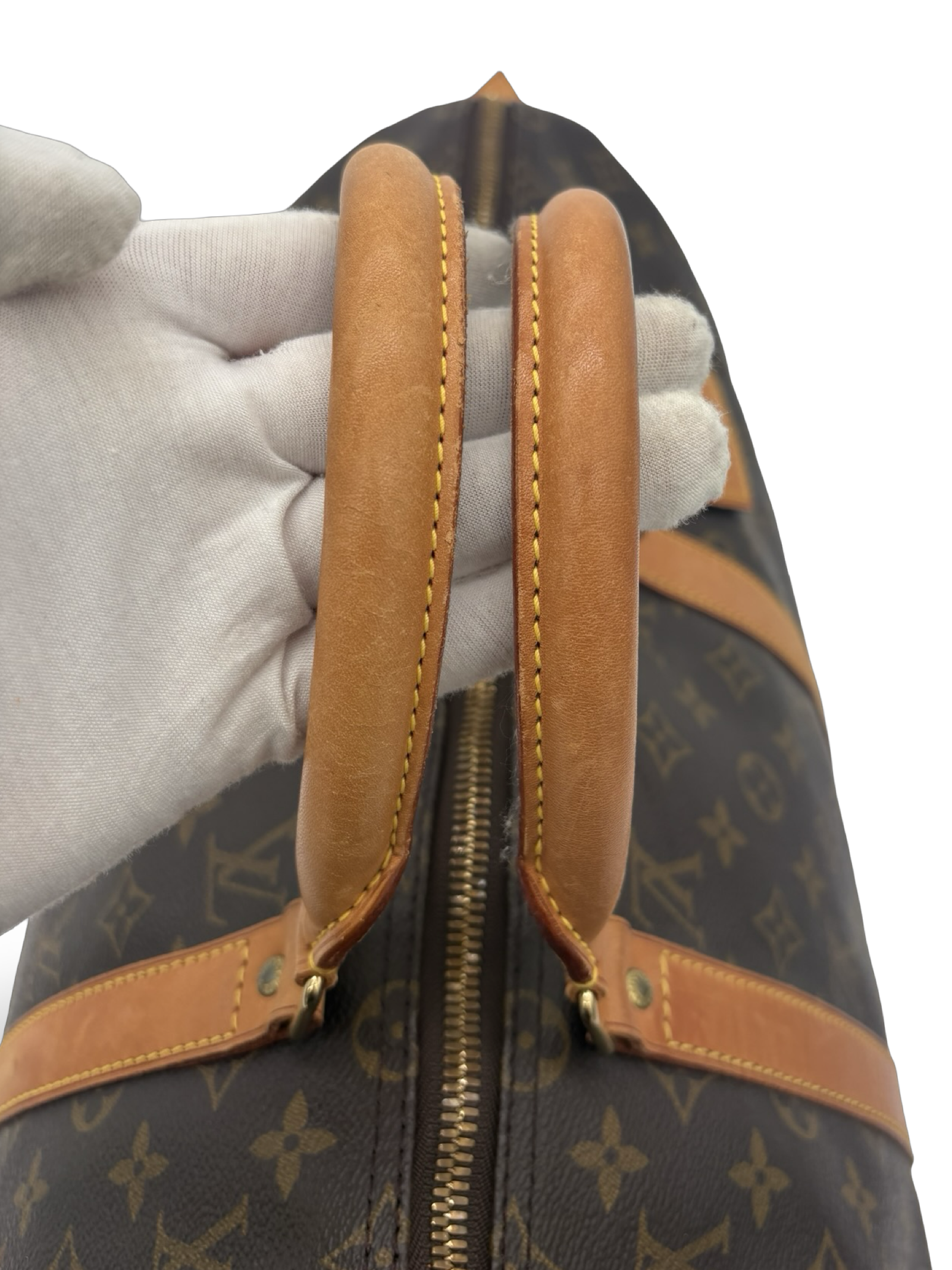 Louis Vuitton Keepall 50 Brown Monogram Canvas Travel Duffel Bag — image 10