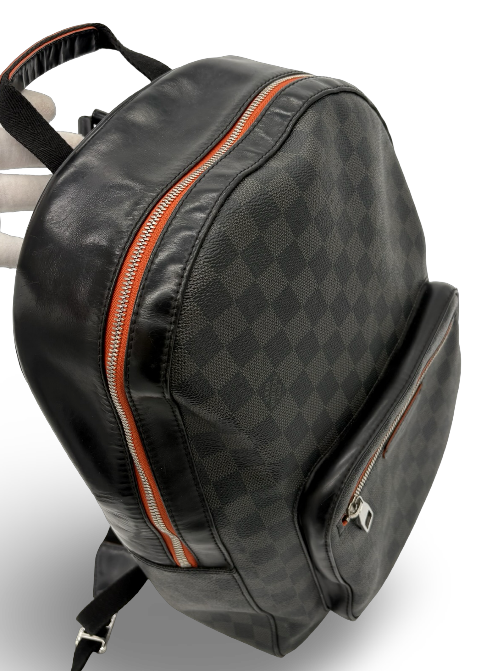 Louis Vuitton Damier Graphite Orange Monogram Canvas Josh Backpack — image 8