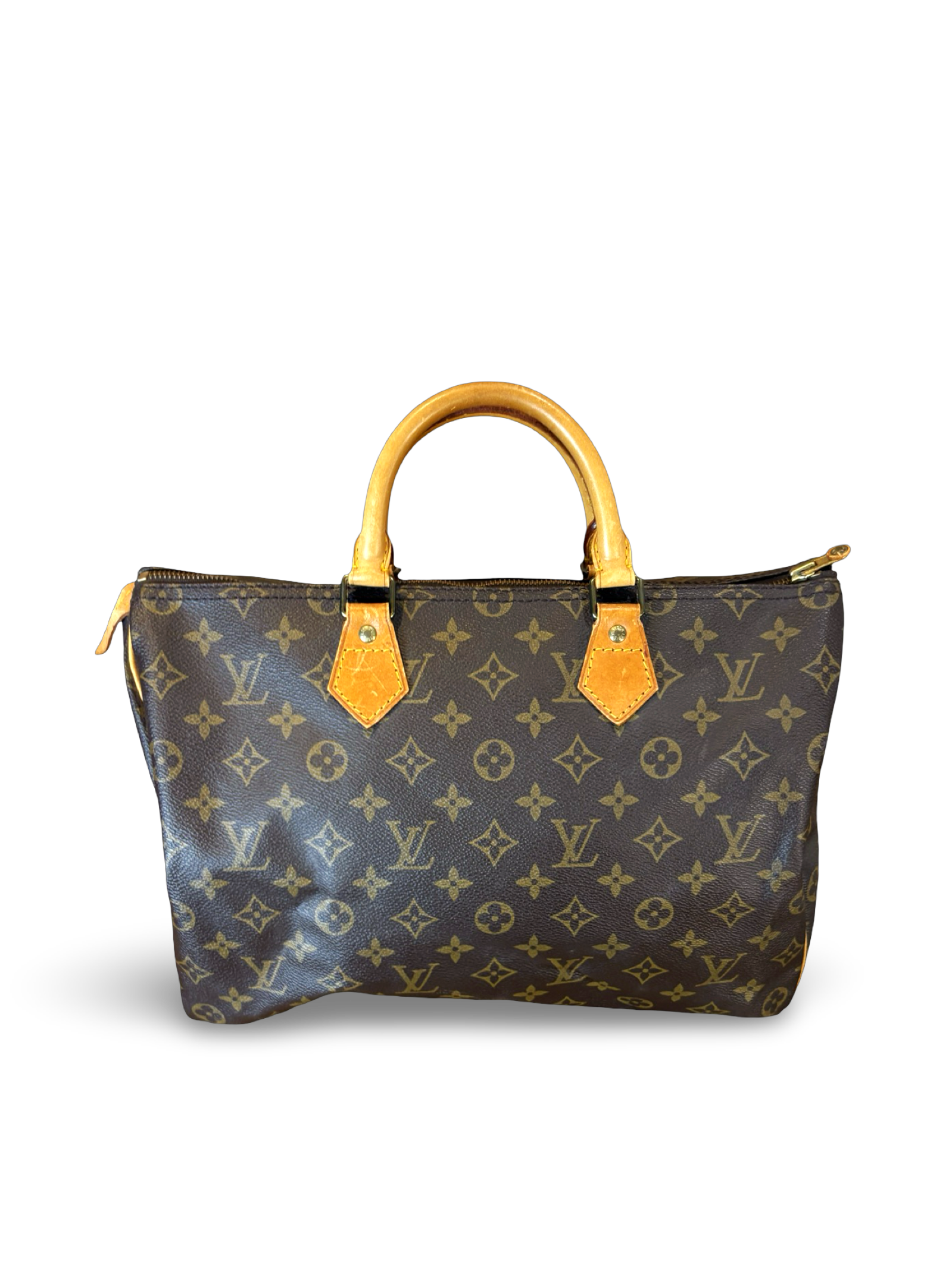 Louis Vuitton Speedy 35 Brown Monogram Canvas Handbag — image 2