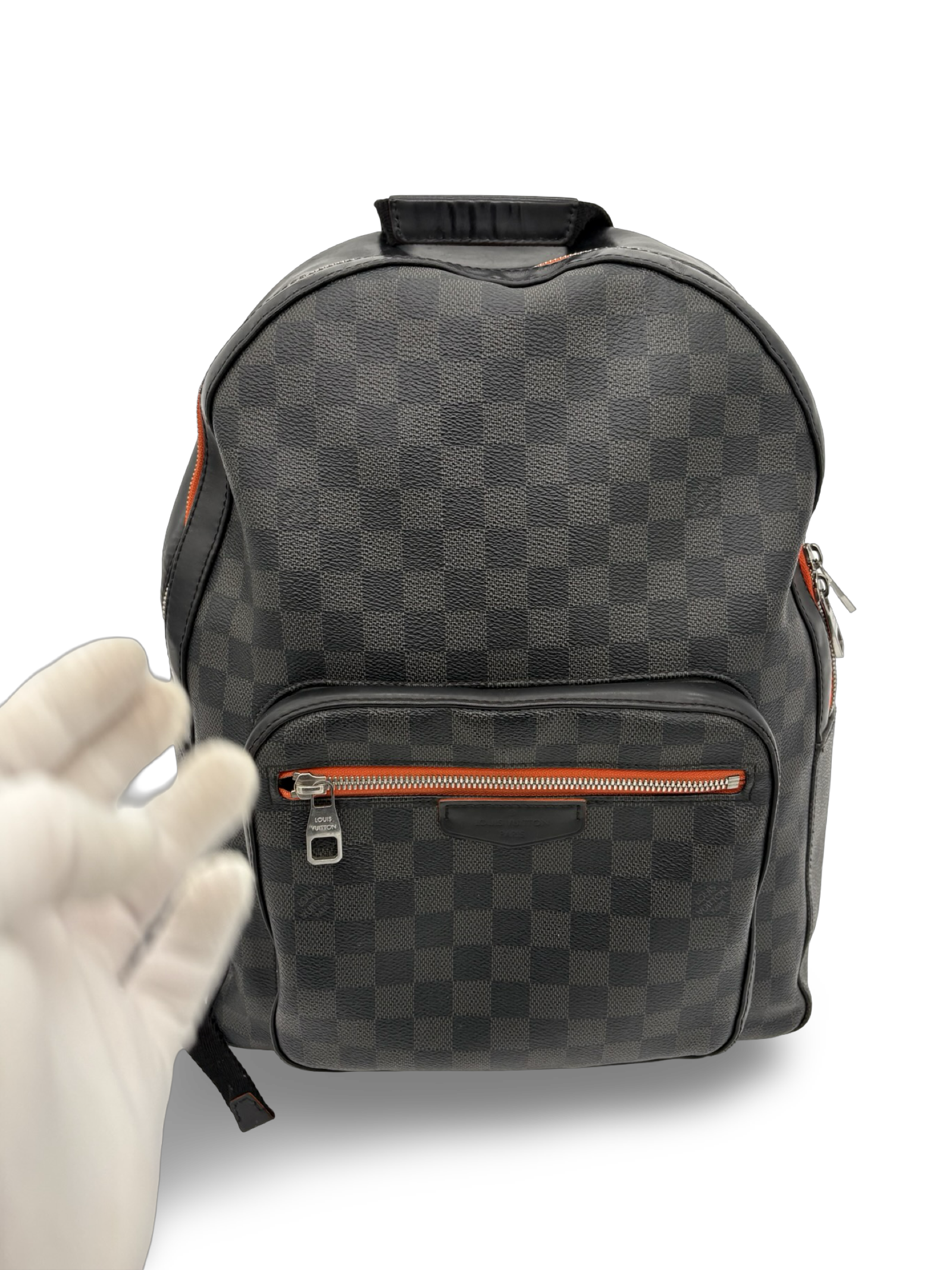 Louis Vuitton Damier Graphite Orange Monogram Canvas Josh Backpack — image 6