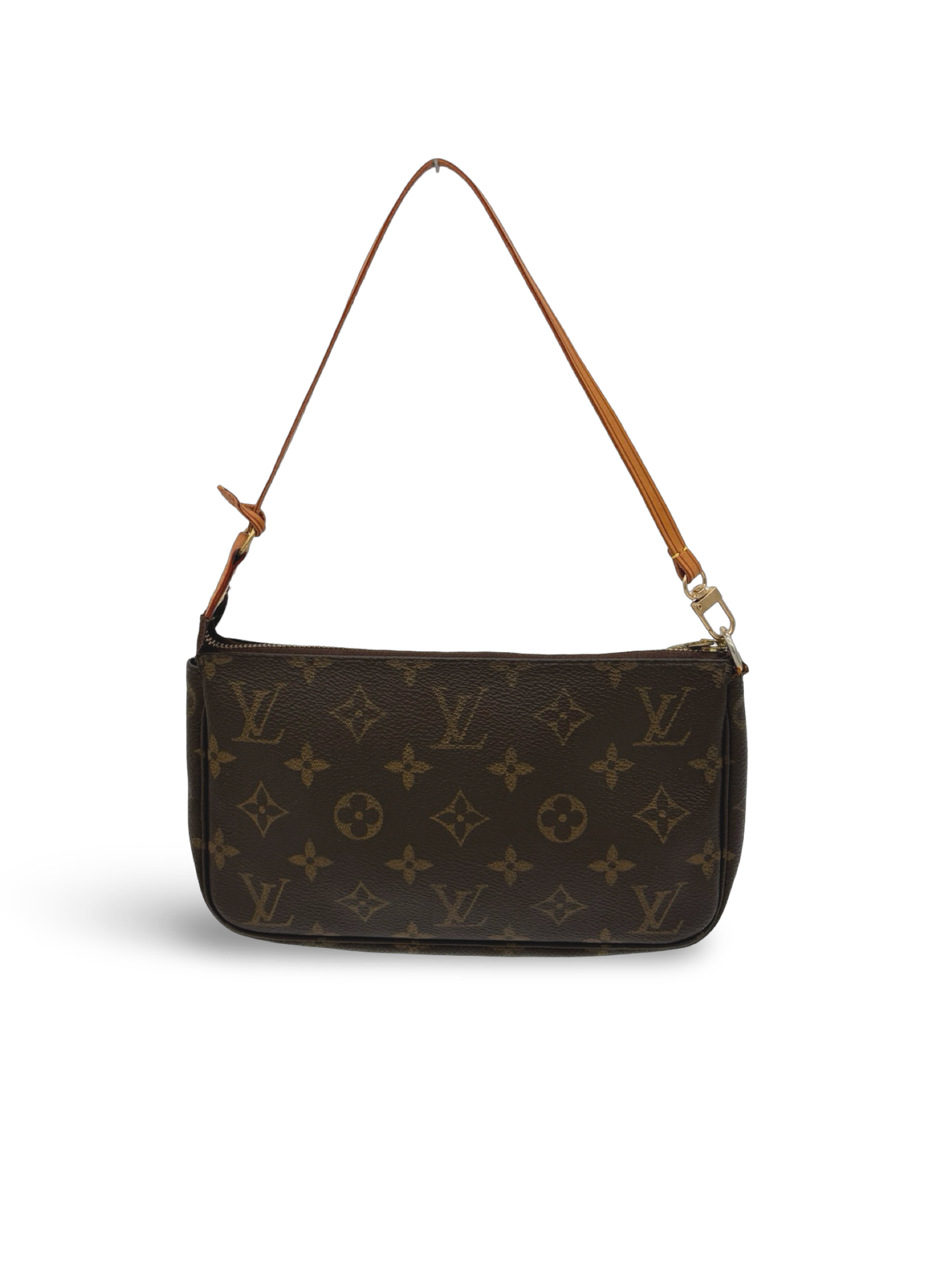 Louis Vuitton Pochette Accessoires Brown Monogram Canvas Handbag