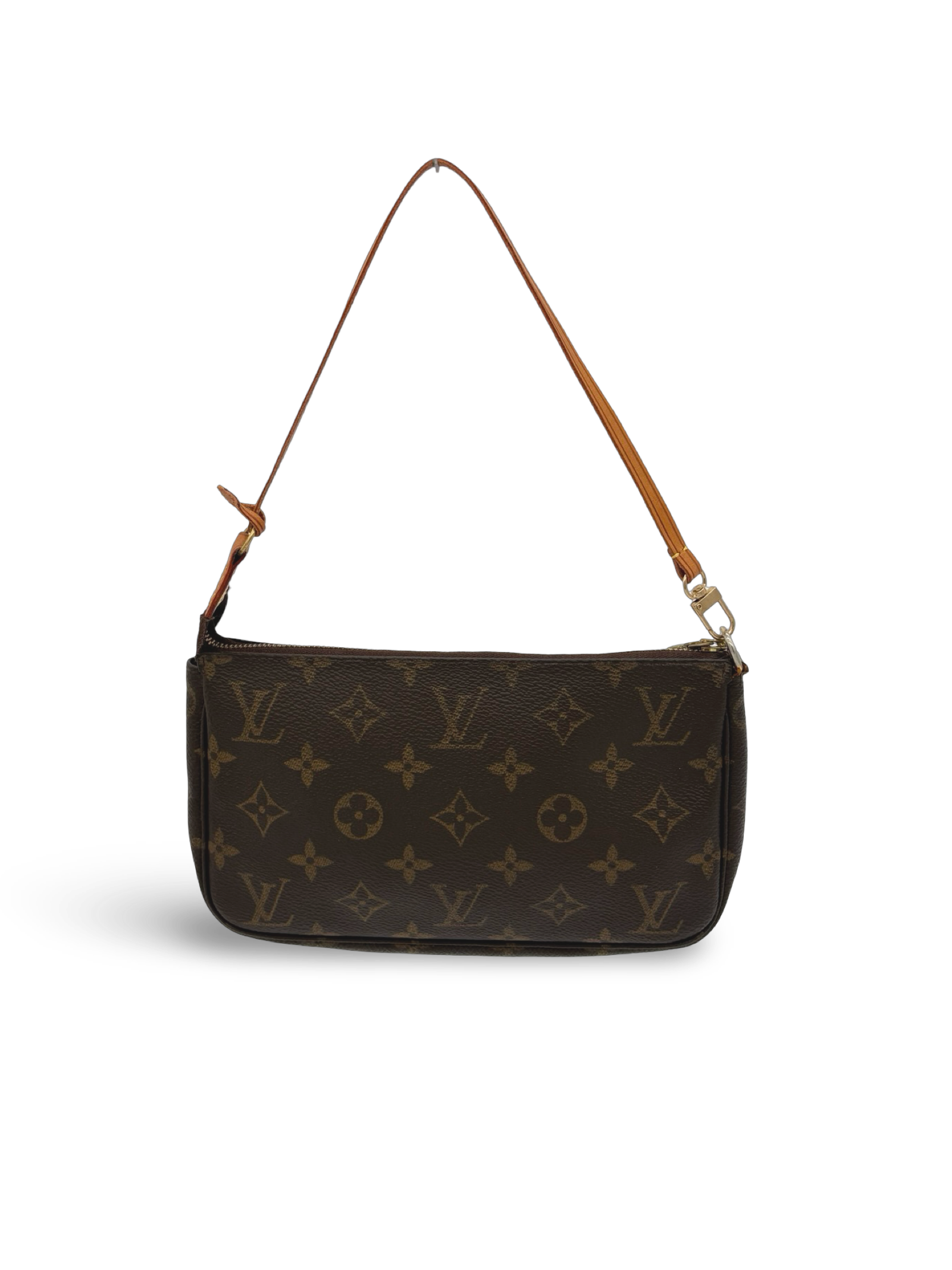 Louis Vuitton Pochette Accessoires Brown Monogram Canvas Handbag