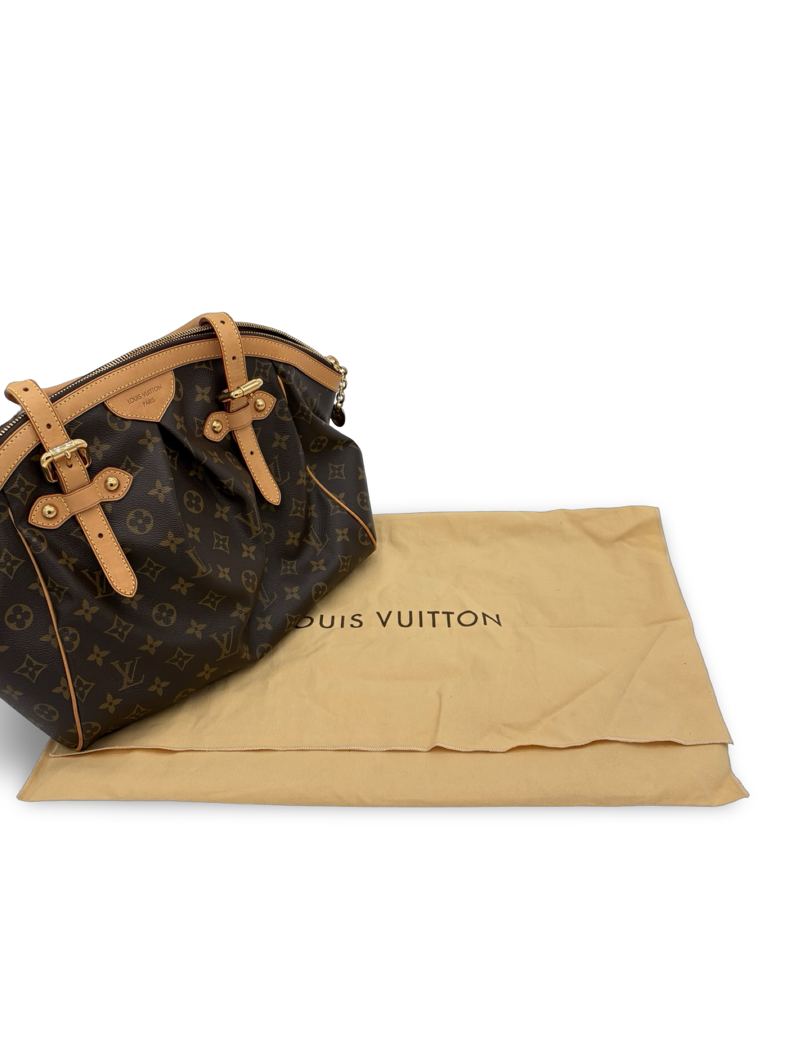 Louis Vuitton Tivoli GM Brown Monogram Canvas Tote Handbag — image 17
