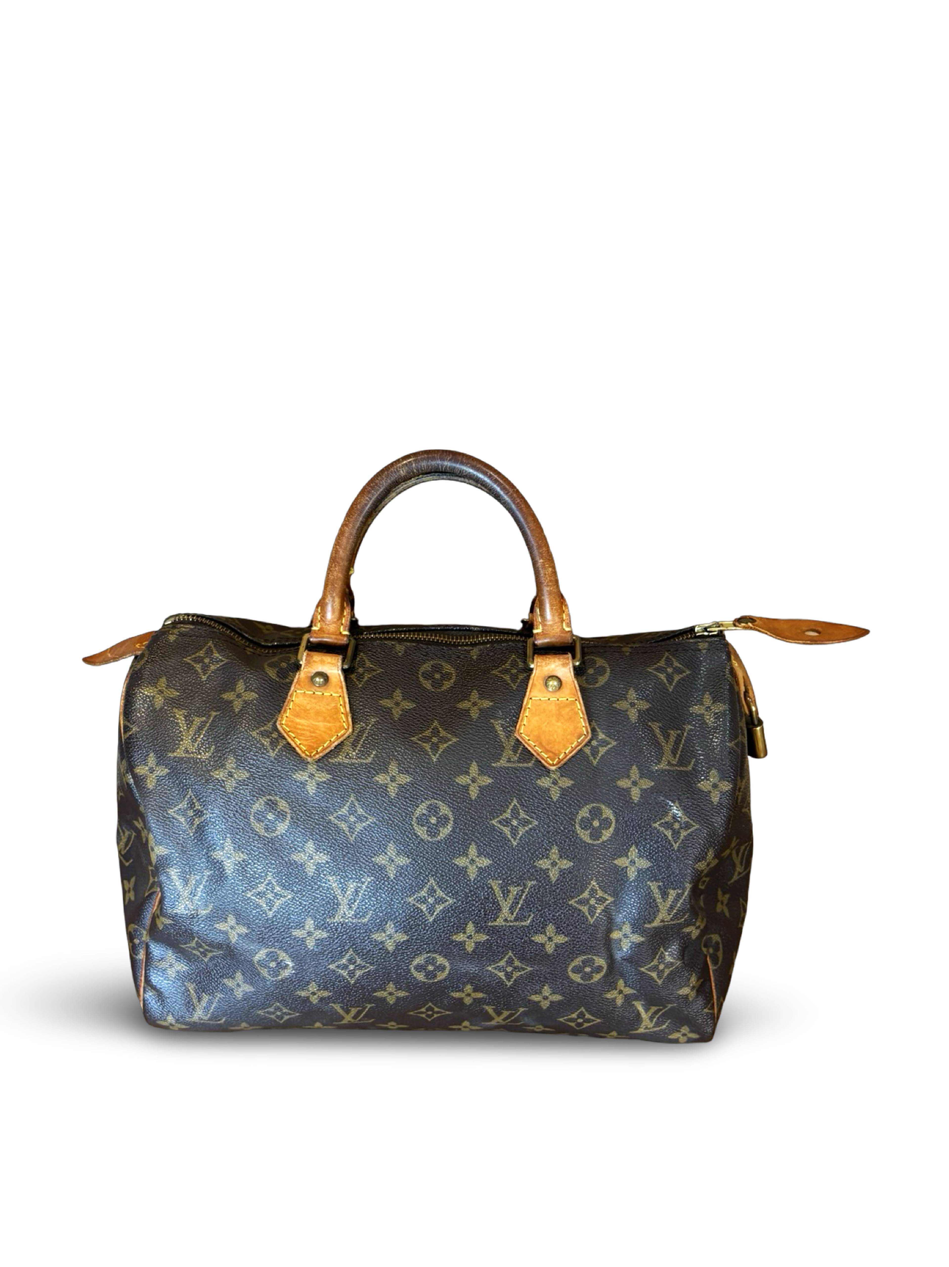 Louis Vuitton Speedy 30 Brown Monogram Canvas Handbag