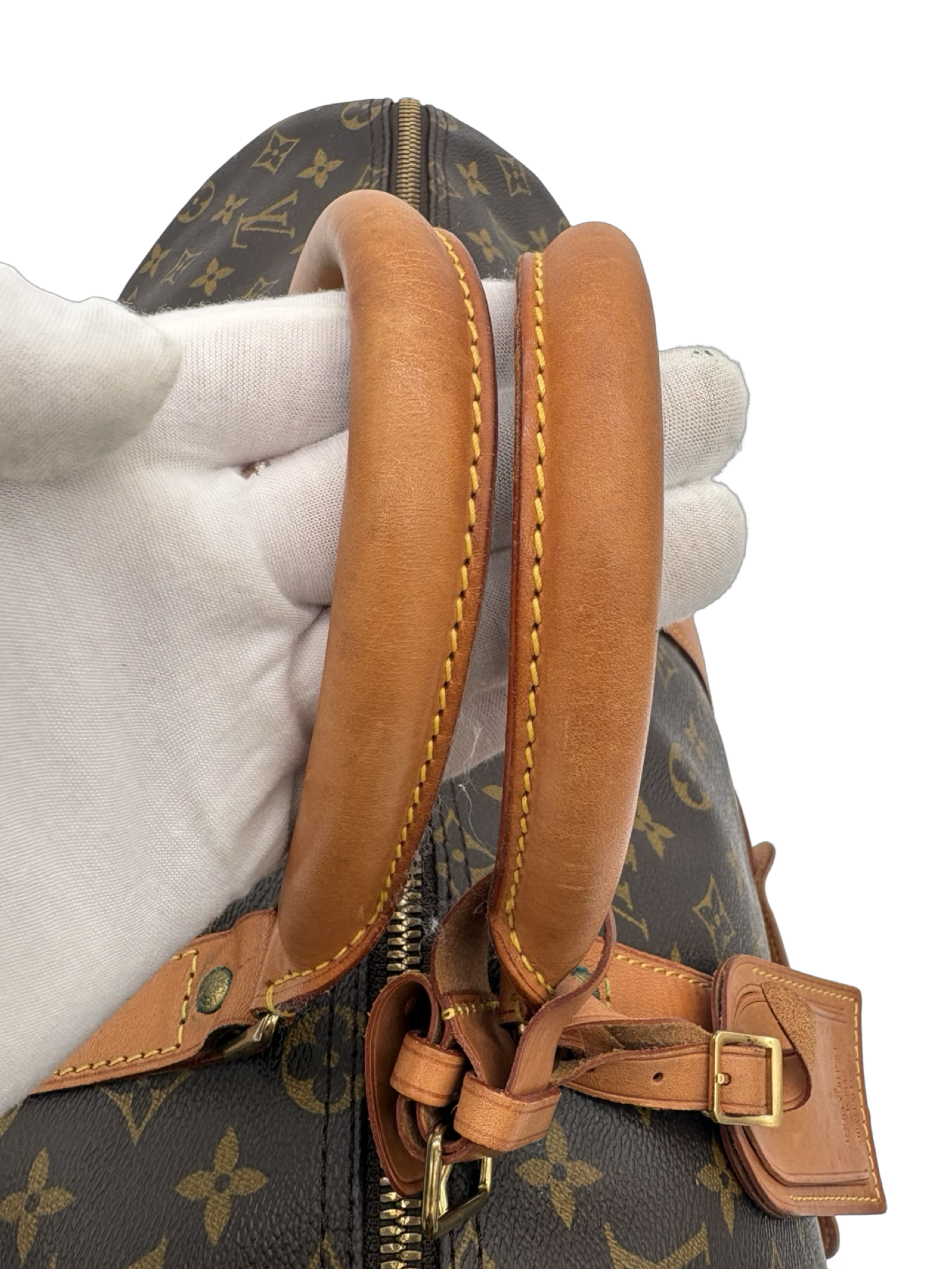 Louis Vuitton Keepall 50 Bandouliere Brown Monogram Canvas Travel Duffel Bag — image 6