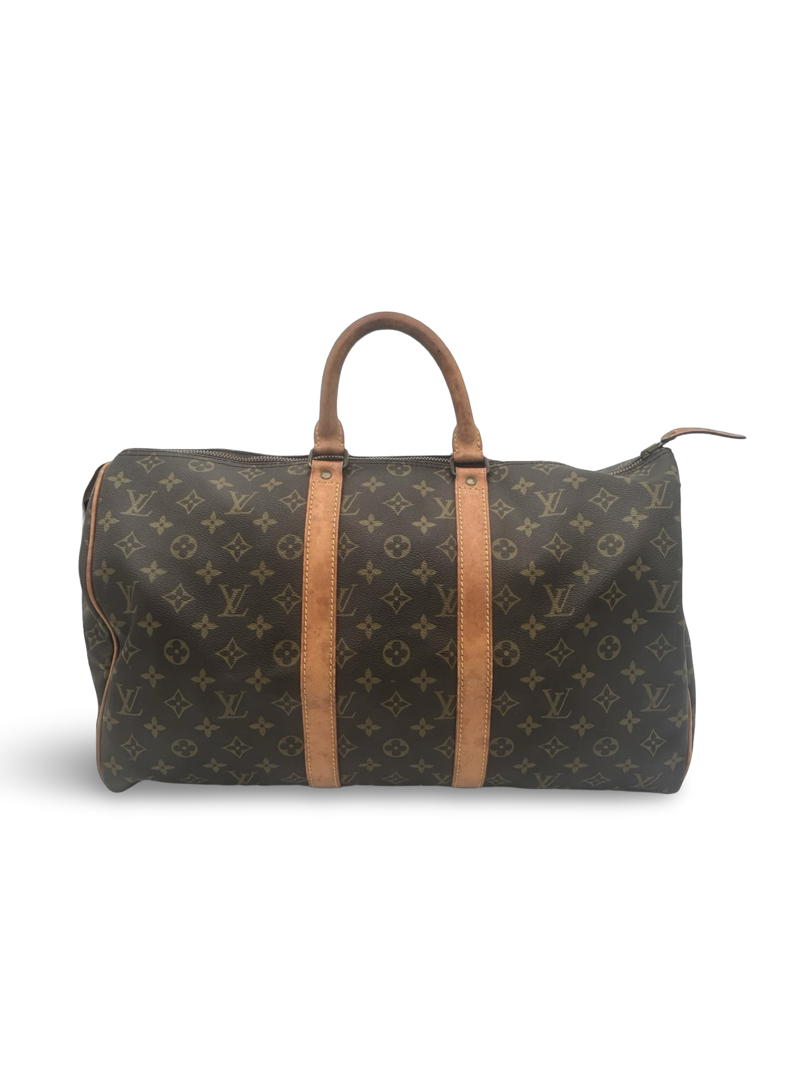 Louis Vuitton Keepall 45 Brown Monogram Canvas Travel Duffel Bag — image 2