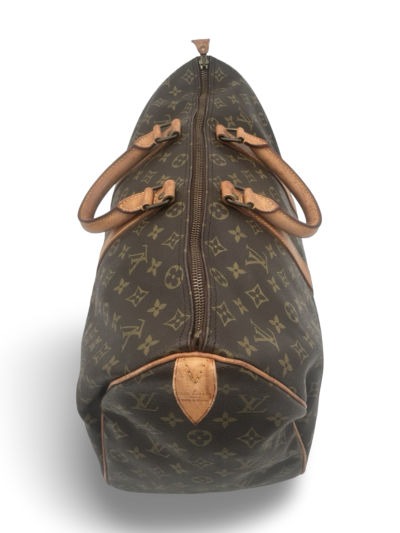 Louis Vuitton Keepall 45 Brown Monogram Canvas Travel Duffel Bag — image 5