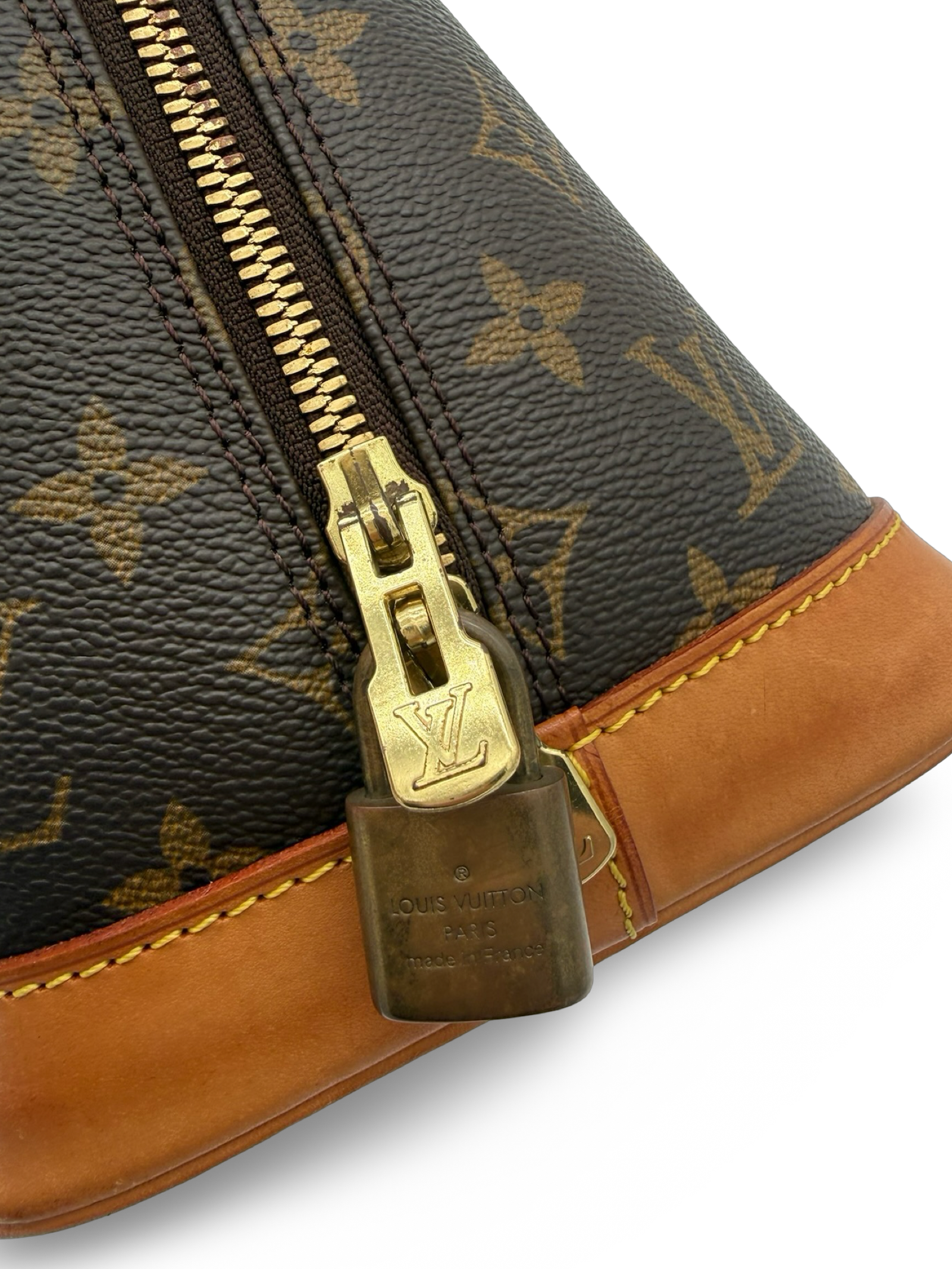 Louis Vuitton Alma PM Brown Monogram Canvas Handbag — image 7