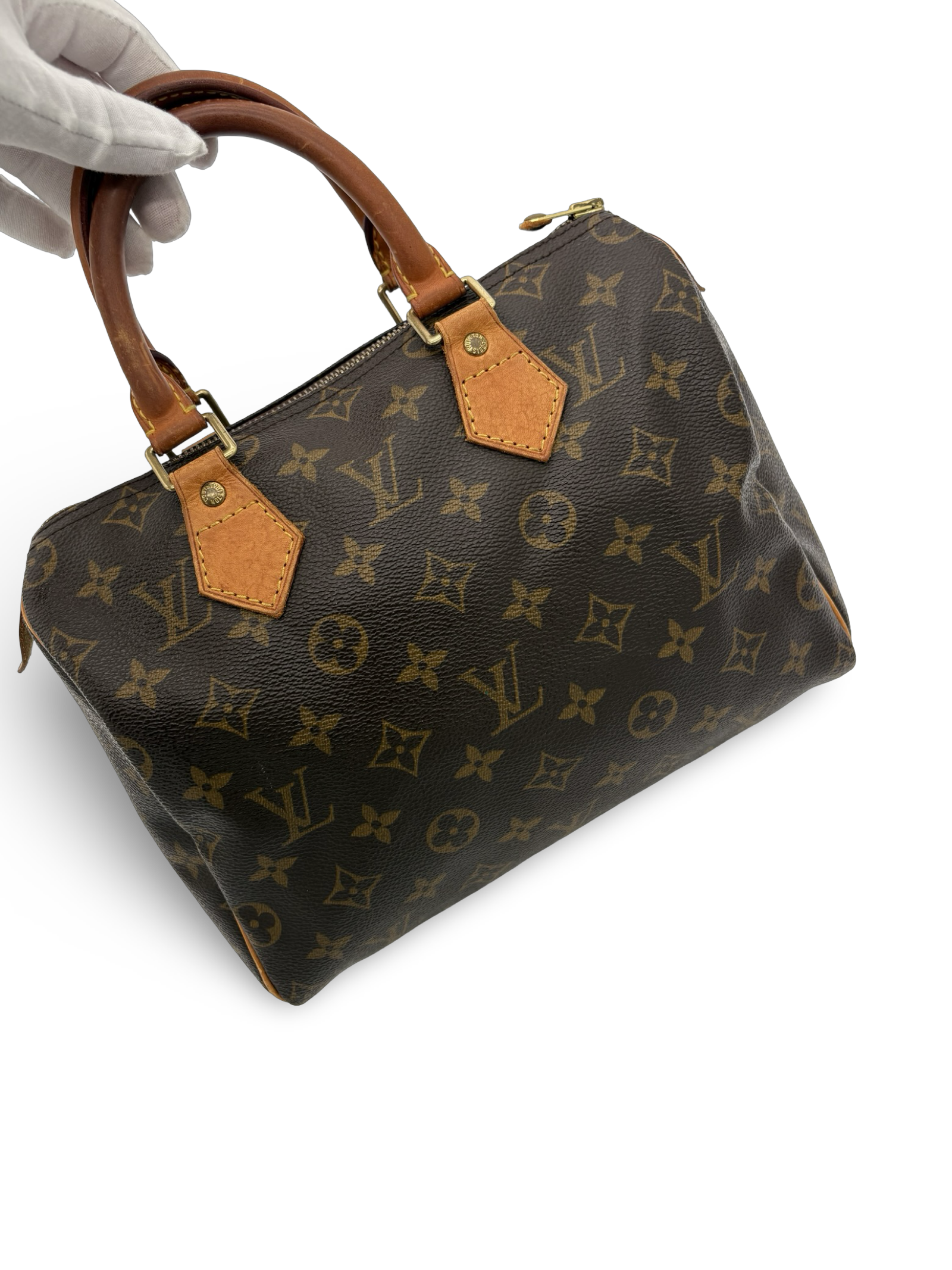 Louis Vuitton Speedy 25 Brown Monogram Canvas Handbag — image 11
