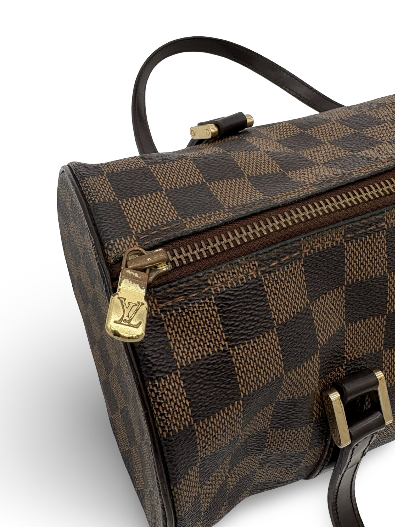 Louis Vuitton Damier Ebene Papillon 30 Handbag with Pouch — image 10