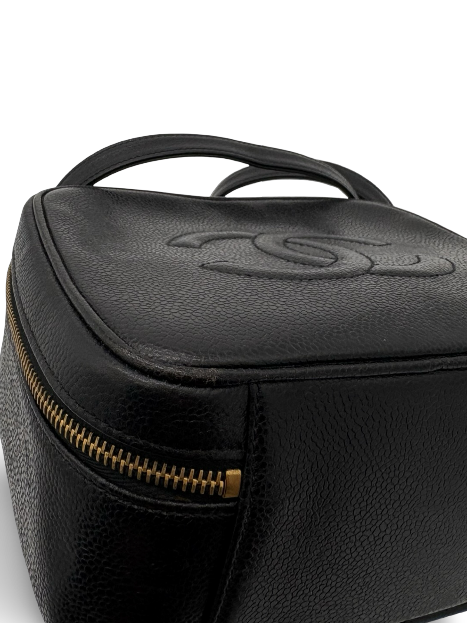 Chanel CC Black Caviar Vanity Handbag Shoulder Bag — image 18