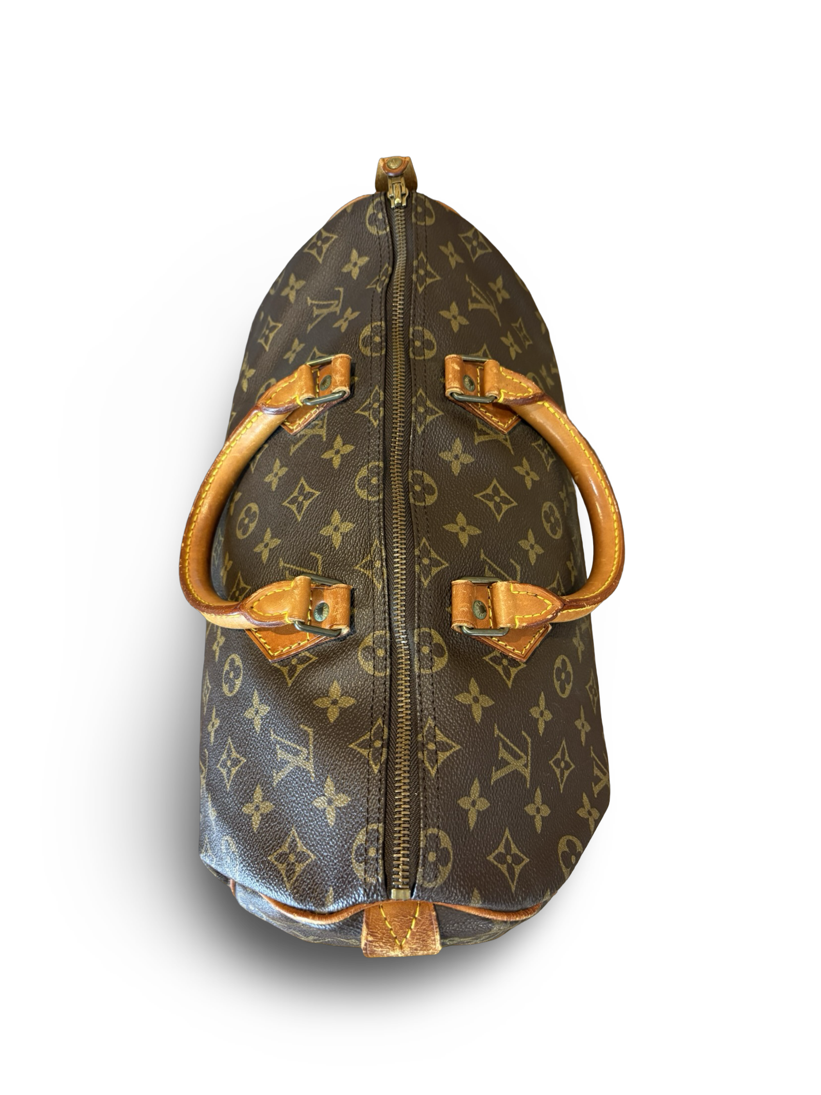 Louis Vuitton Speedy 35 Brown Monogram Canvas Handbag — image 8
