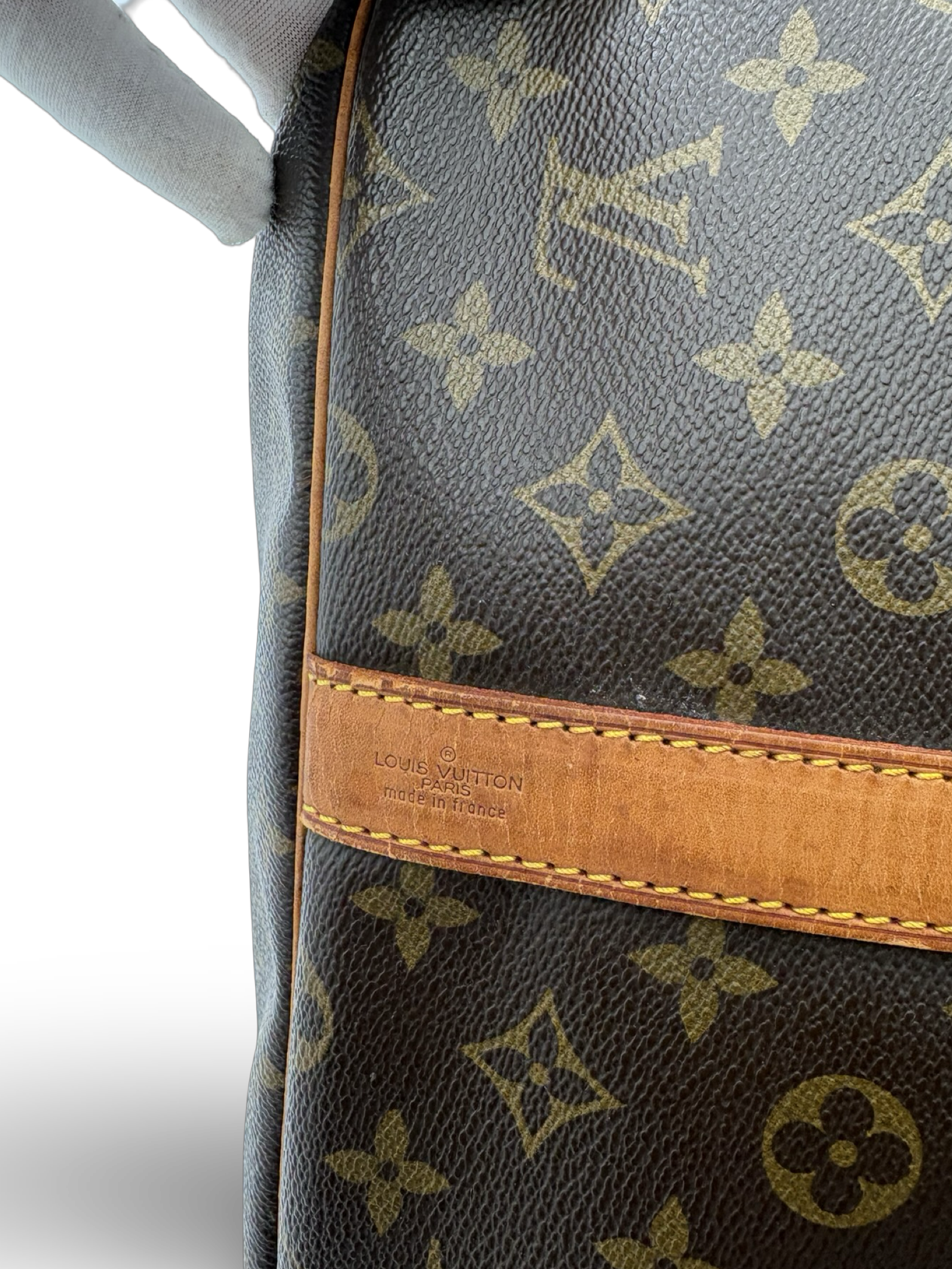 Louis Vuitton Keepall 60 Bandouliere Brown Monogram Canvas Travel Duffel Bag — image 12