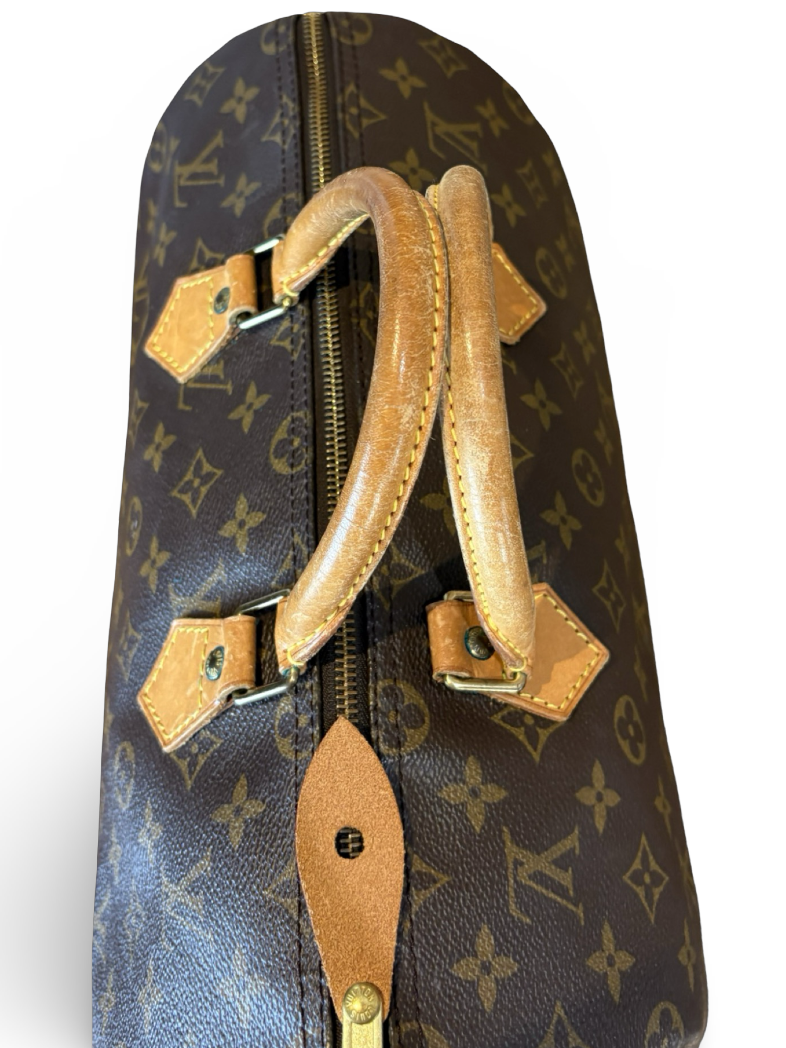 Louis Vuitton Speedy 35 Brown Monogram Canvas Handbag — image 8