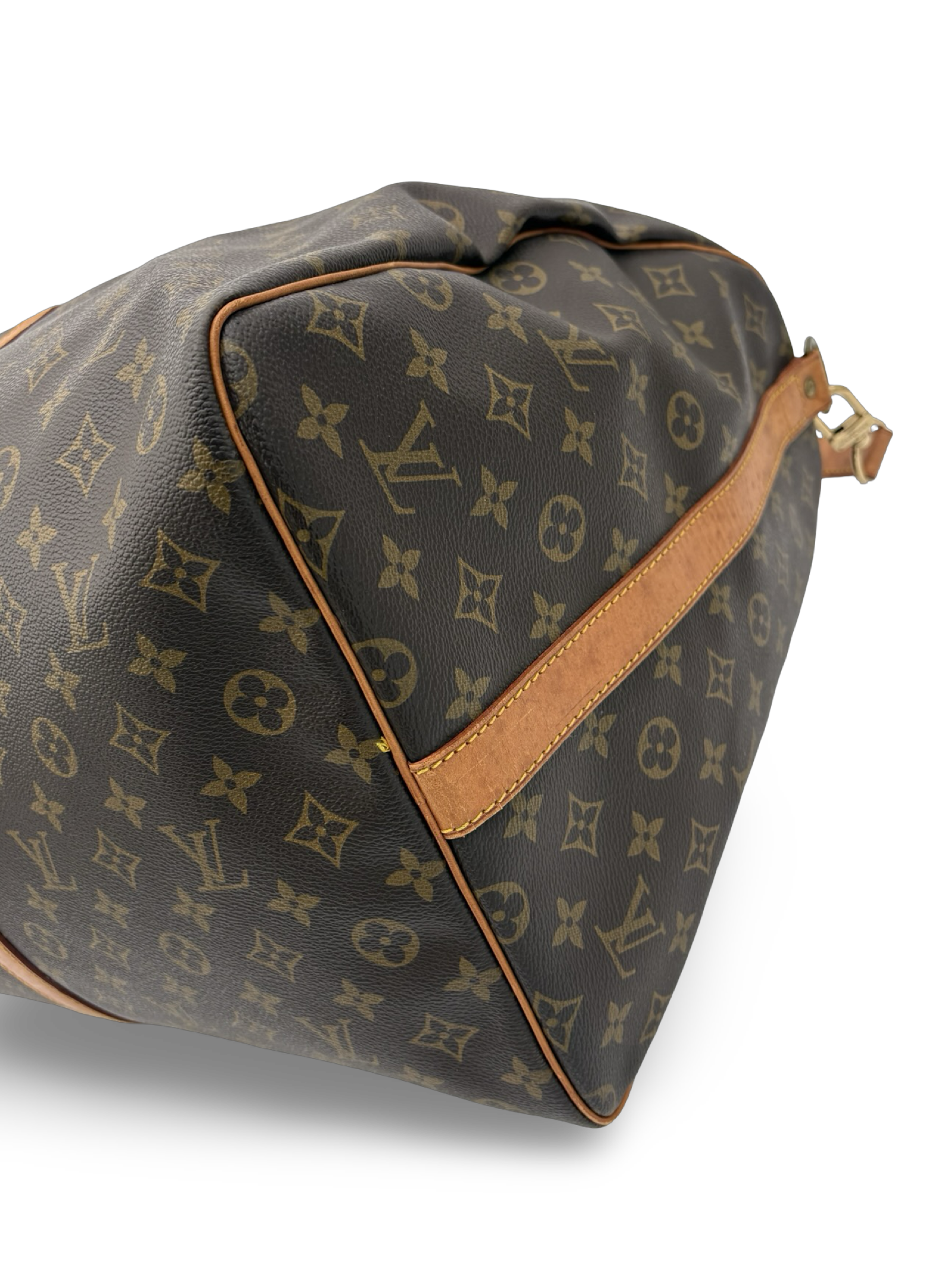 Louis Vuitton Keepall 60 Bandouliere Brown Monogram Canvas Travel Duffel Bag — image 7