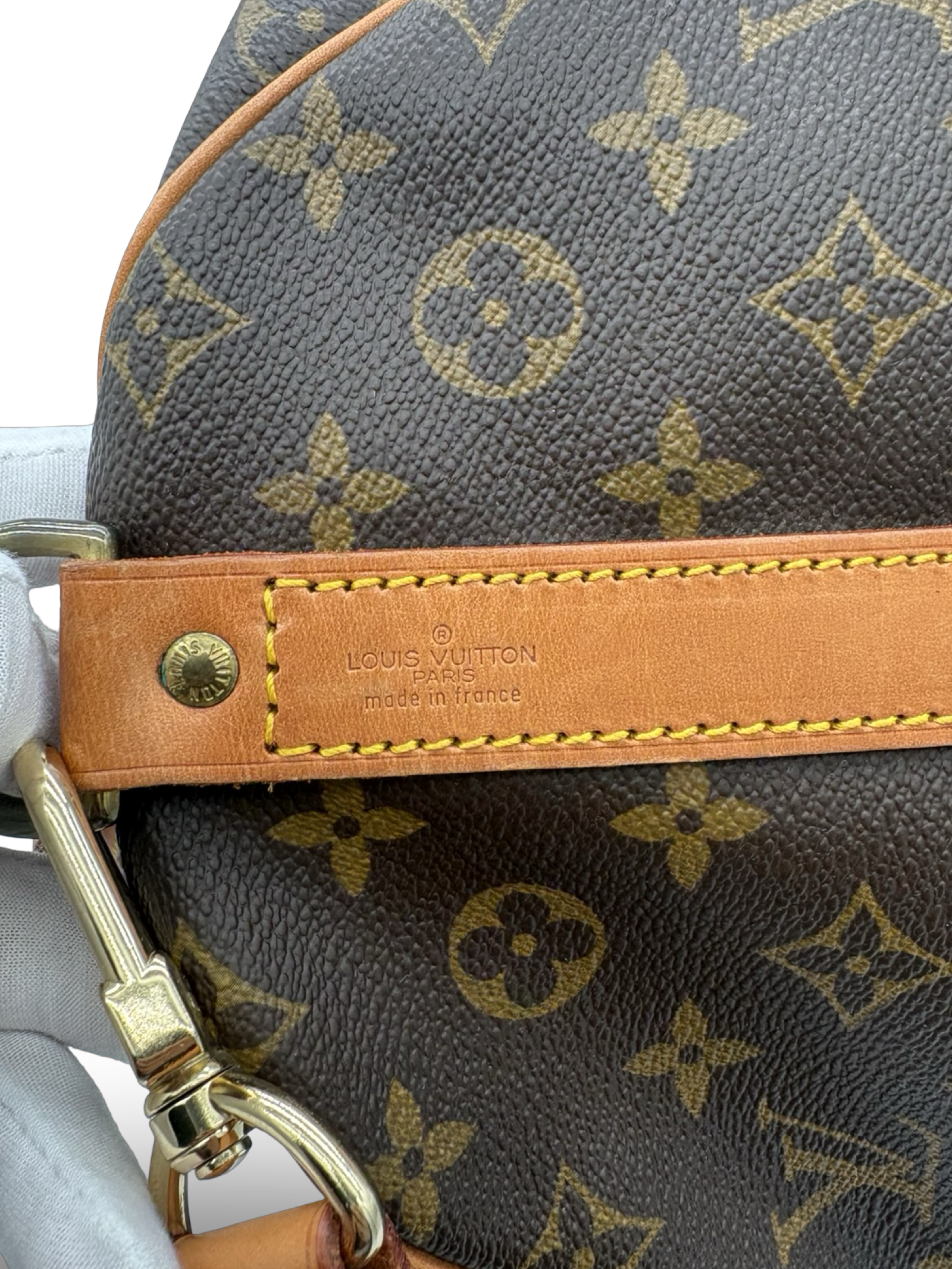 Louis Vuitton Keepall 55 Bandouliere Brown Monogram Canvas Travel Duffel Bag — image 12