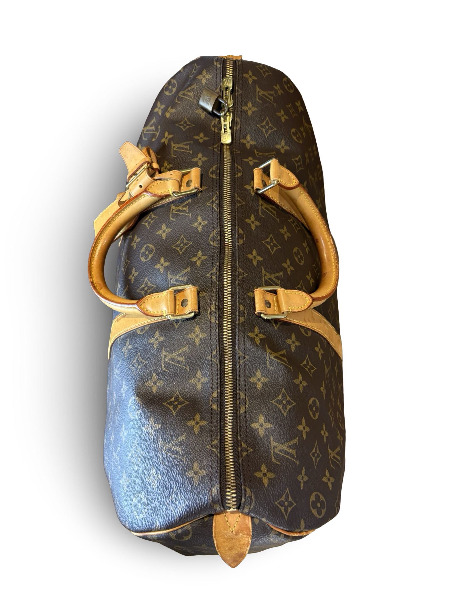 Louis Vuitton Keepall 50 Brown Monogram Canvas Travel Duffel Bag — image 10